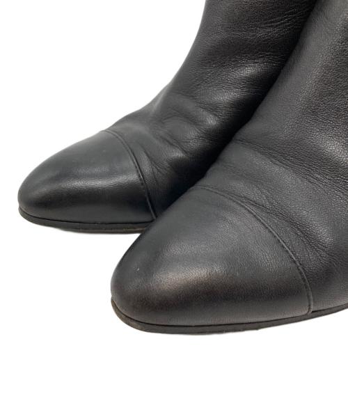 CHANEL（シャネル）CHANEL (シャネル) サイドココマーク ショートブーツ ブラック サイズ:SIZE 36の古着・服飾アイテム