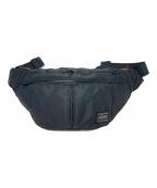 PORTERポーター）の古着「TANKER WAIST BAG(タンカー ウエスト バッグ)」｜ブラック