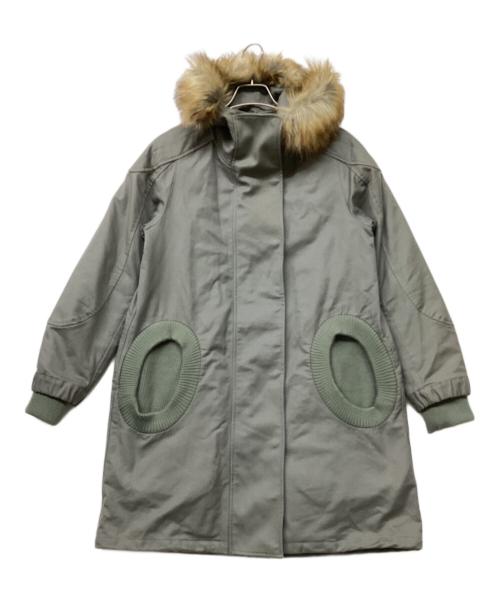 tsumori chisato（ツモリチサト）tsumori chisato (ツモリチサト) アマモール モッズコート オリーブ サイズ:2の古着・服飾アイテム
