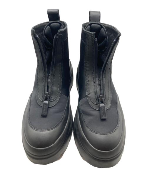 HUNTER（ハンター）HUNTER (ハンター) エクスプローラー アンクル ジップ フラットフォームブーツ ブラック サイズ:SIZE38の古着・服飾アイテム