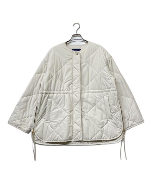 SHIPS（シップス）SHIPS (シップス) サイド ジップ キルティング コート ホワイト サイズ:sizeMの古着・服飾アイテム