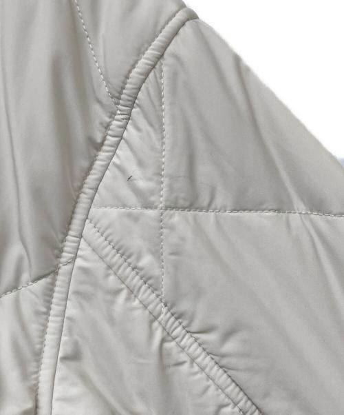 SHIPS（シップス）SHIPS (シップス) サイド ジップ キルティング コート ホワイト サイズ:sizeMの古着・服飾アイテム