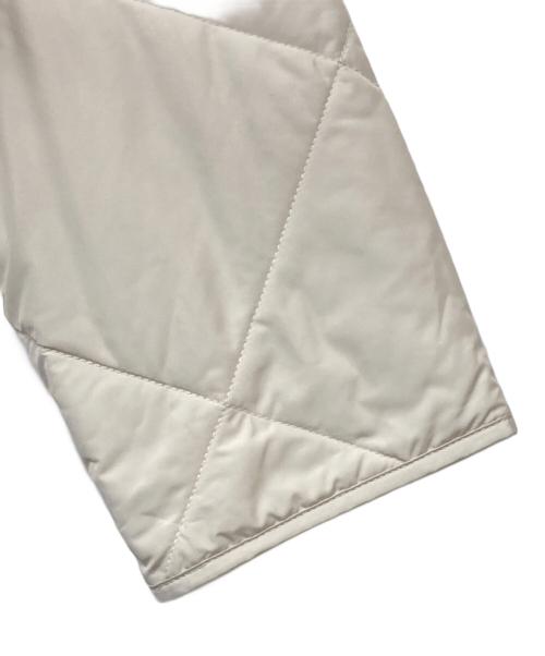 SHIPS（シップス）SHIPS (シップス) サイド ジップ キルティング コート ホワイト サイズ:sizeMの古着・服飾アイテム