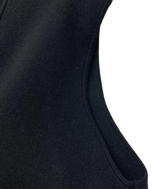 SLOBE IENA（スローブ イエナ）SLOBE IENA (スローブ イエナ) ダブルフェイスニットベスト ブラック サイズ:Freeの古着・服飾アイテム