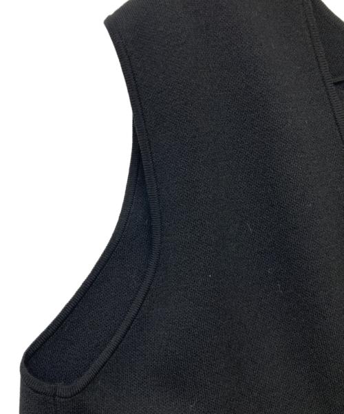 SLOBE IENA（スローブ イエナ）SLOBE IENA (スローブ イエナ) ダブルフェイスニットベスト ブラック サイズ:Freeの古着・服飾アイテム