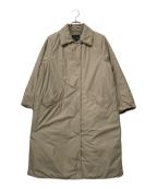 DESCENTE ALLTERRAINデザイント オルテライン）の古着「25AW INSULATED LIGHTWEIGHT COAT/インサレーテッド ライトウェイト コート」｜ベージュ