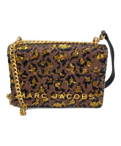 MARC JACOBS（マークジェイコブス）MARC JACOBS (マークジェイコブス) ダブルテイクスパンコールショルダーバッグ ブラウン×ゴールドの古着・服飾アイテム