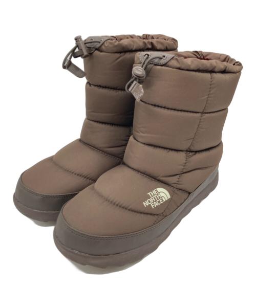 THE NORTH FACE（ザ ノース フェイス）THE NORTH FACE (ザ ノース フェイス) W Nuptse Bootie WP III/ウィメンズ ヌプシ ブーティ ウォータープルーフ スリー ブラウン サイズ:25の古着・服飾アイテム