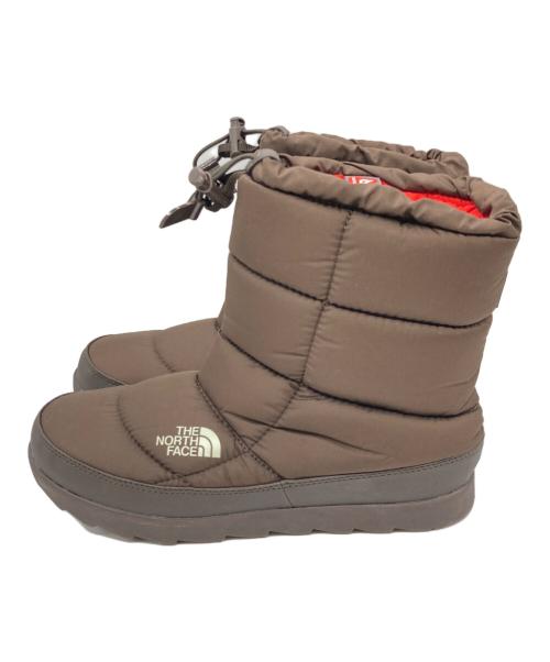 THE NORTH FACE（ザ ノース フェイス）THE NORTH FACE (ザ ノース フェイス) W Nuptse Bootie WP III/ウィメンズ ヌプシ ブーティ ウォータープルーフ スリー ブラウン サイズ:25の古着・服飾アイテム