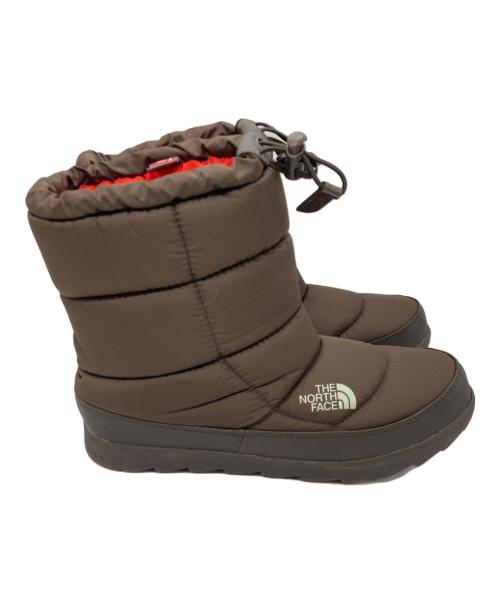 THE NORTH FACE（ザ ノース フェイス）THE NORTH FACE (ザ ノース フェイス) W Nuptse Bootie WP III/ウィメンズ ヌプシ ブーティ ウォータープルーフ スリー ブラウン サイズ:25の古着・服飾アイテム