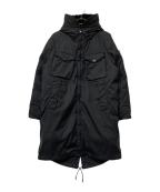 STONE ISLANDストーンアイランド）の古着「20FW STRETCH WOOL NYLON-TC DOWN GHOST PIECE/ストレッチ ウール ナイロン ティーシー ダウン ゴースト ピース」｜ブラック