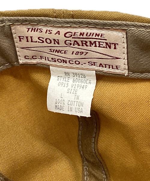 FILSON（フィルソン）FILSON (フィルソン) オイルドコットン USA製 キャップ キャメル サイズ:FREEの古着・服飾アイテム