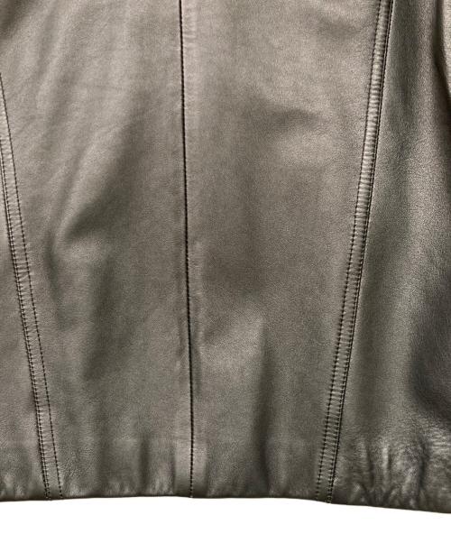 TRUSSARDI（トラサルディ）TRUSSARDI (トラサルディ) シープスキンレザーコート ブラック サイズ:不明の古着・服飾アイテム