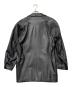 TRUSSARDI (トラサルディ) シープスキンレザーコート ブラック サイズ:不明：6000円