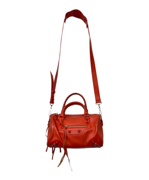 BALENCIAGA（バレンシアガ）BALENCIAGA (バレンシアガ) Classic Mini City Bagクラシック ミニ シティ バッグ レッドの古着・服飾アイテム