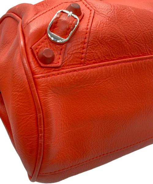 BALENCIAGA（バレンシアガ）BALENCIAGA (バレンシアガ) Classic Mini City Bagクラシック ミニ シティ バッグ レッドの古着・服飾アイテム