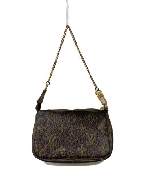 LOUIS VUITTON（ルイ ヴィトン）LOUIS VUITTON (ルイ ヴィトン) モノグラム ミニ・ポシェット・アクセソワール ブラウンの古着・服飾アイテム