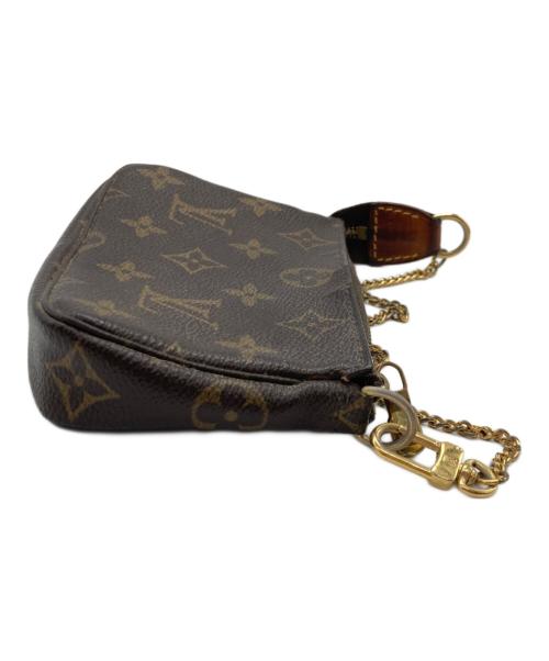 LOUIS VUITTON（ルイ ヴィトン）LOUIS VUITTON (ルイ ヴィトン) モノグラム ミニ・ポシェット・アクセソワール ブラウンの古着・服飾アイテム