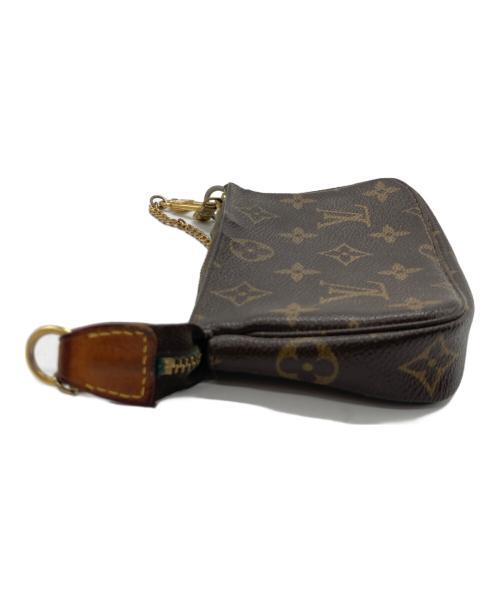LOUIS VUITTON（ルイ ヴィトン）LOUIS VUITTON (ルイ ヴィトン) モノグラム ミニ・ポシェット・アクセソワール ブラウンの古着・服飾アイテム
