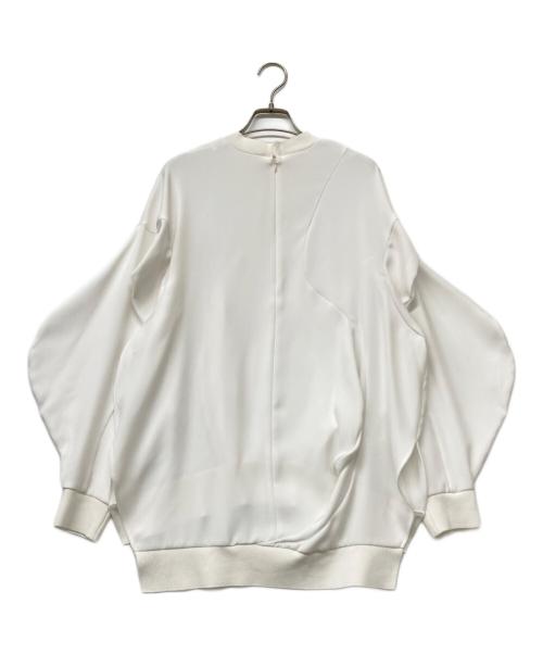 ENFOLD（エンフォルド）ENFOLD (エンフォルド) SEAM PULLOVERシーム プルオーバー ホワイト サイズ:SIZEMの古着・服飾アイテム