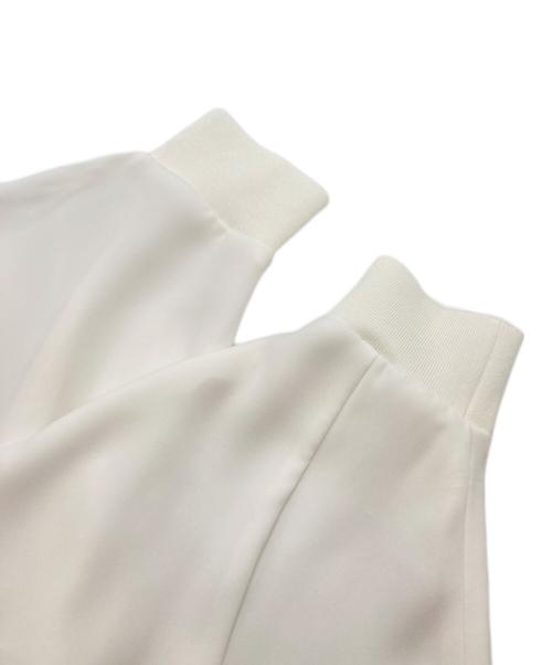 ENFOLD（エンフォルド）ENFOLD (エンフォルド) SEAM PULLOVERシーム プルオーバー ホワイト サイズ:SIZEMの古着・服飾アイテム