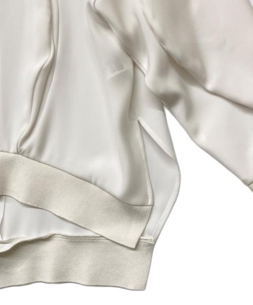 ENFOLD（エンフォルド）ENFOLD (エンフォルド) SEAM PULLOVERシーム プルオーバー ホワイト サイズ:SIZEMの古着・服飾アイテム