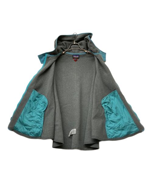 Patagonia（パタゴニア）Patagonia (パタゴニア) Lightweight Synchilla Ponchoライトウェイト シンチラ ポンチョ グレー×ブルー サイズ:SIZEXSの古着・服飾アイテム