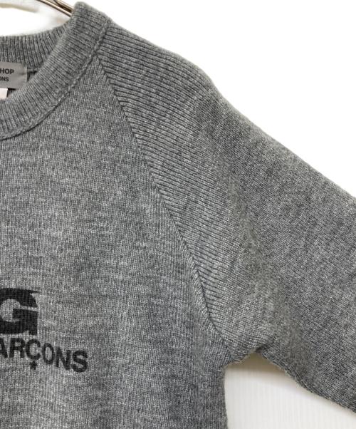 GOOD DESIGN SHOP COMME des GARCONS（グッドデザインショップ コムデギャルソン）GOOD DESIGN SHOP COMME des GARCONS (グッドデザインショップ コムデギャルソン) Charles Kirk CGDニットセーター グレー サイズ:SIZELの古着・服飾アイテム