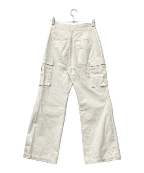 gajess（ガジェス）Gajess (ガジェス) 25SS Claire Cargo Pants/クレアカーゴパンツ ホワイト サイズ:Sの古着・服飾アイテム
