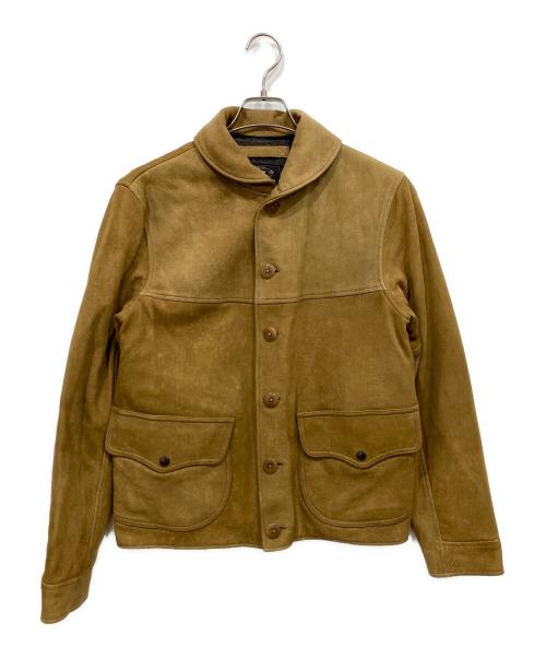 RRL（ダブルアールエル）RRL (ダブルアールエル) WALKER DEERSKIN JACKET ベージュ サイズ:Sの古着・服飾アイテム