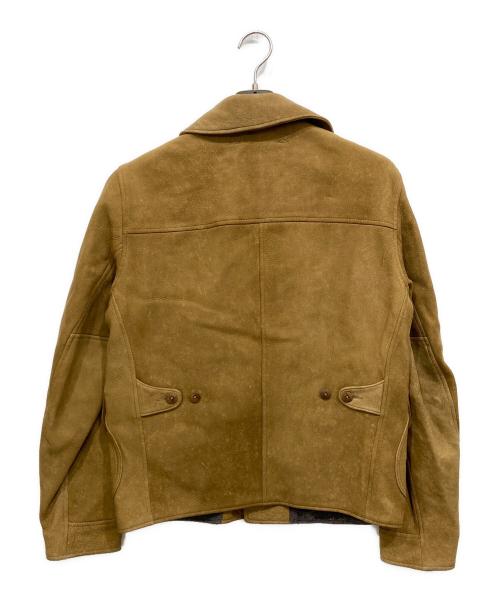 RRL（ダブルアールエル）RRL (ダブルアールエル) WALKER DEERSKIN JACKET ベージュ サイズ:Sの古着・服飾アイテム