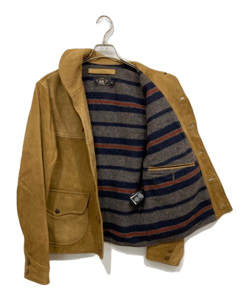 RRL（ダブルアールエル）RRL (ダブルアールエル) WALKER DEERSKIN JACKET ベージュ サイズ:Sの古着・服飾アイテム