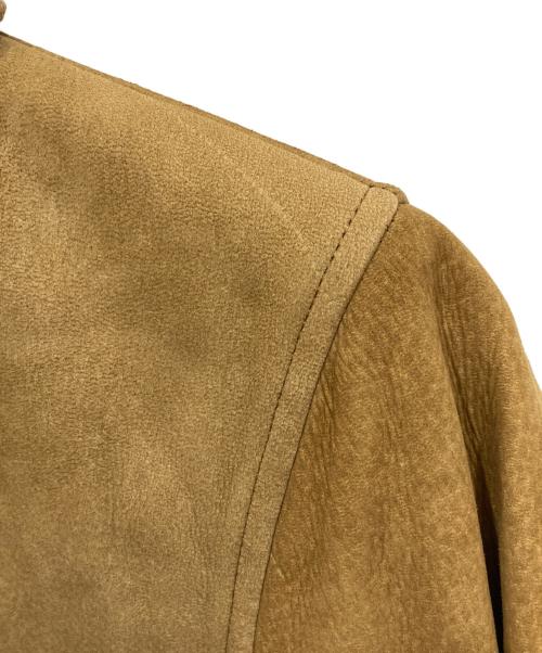 RRL（ダブルアールエル）RRL (ダブルアールエル) WALKER DEERSKIN JACKET ベージュ サイズ:Sの古着・服飾アイテム