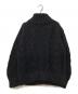 INVERALLAN (インバーアラン) 3Aアランニットカーディガン ブラック サイズ:表記無し：20000円