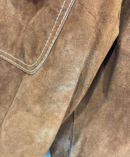 USED（ユーズド）USED (ユーズド) ヴィンテージレザージャケット ブラウン サイズ:38の古着・服飾アイテム