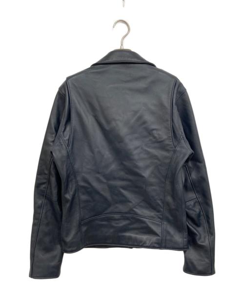 JACKROSE（ジャックローズ）JACKROSE (ジャックローズ) ダブルライダースジャケット ネイビー サイズ:Mの古着・服飾アイテム