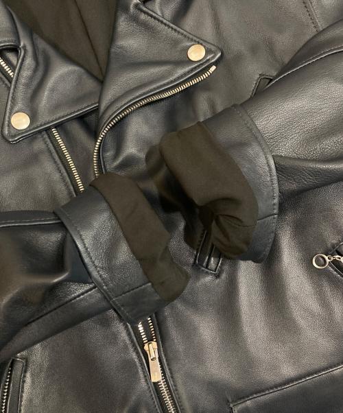 JACKROSE（ジャックローズ）JACKROSE (ジャックローズ) ダブルライダースジャケット ネイビー サイズ:Mの古着・服飾アイテム