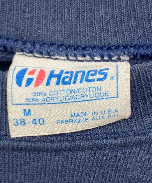 Hanes（ヘインズ）Hanes (ヘインズ) クルーネックスウェット ネイビー サイズ:Mの古着・服飾アイテム