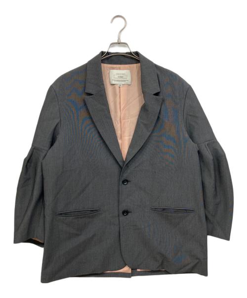 Ameri（アメリ）Ameri (アメリ) DIMENSIONAL SLEEVE JACKET グレー サイズ:Sの古着・服飾アイテム