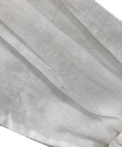 ichi（イチ）ichi (イチ) リネンコットンギャザーシャツワンピース ホワイト サイズ:Freeの古着・服飾アイテム