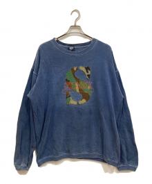 OLD STUSSY（オールドステューシー）の古着「刺繍スウェット」｜ネイビー