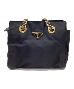 中古・古着通販】PRADA (プラダ) チェーンバッグ ブラック｜ブランド