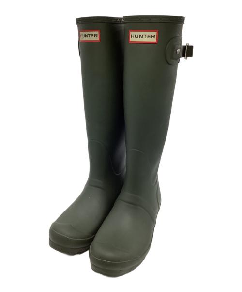 HUNTER（ハンター）HUNTER (ハンター) レインブーツ グリーン サイズ:UK5の古着・服飾アイテム
