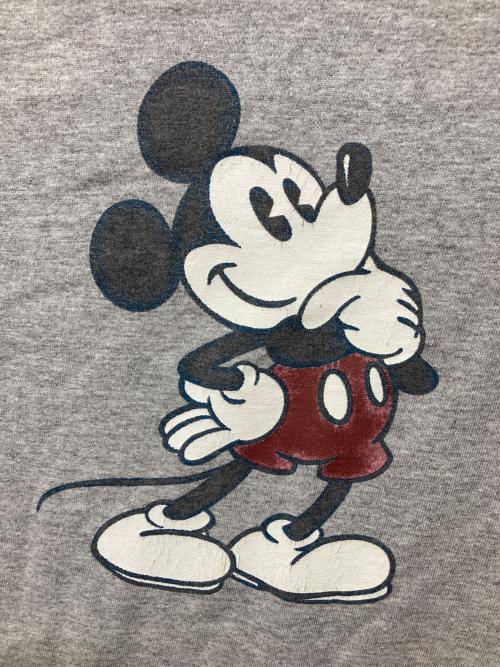 THE Disney Store（ザ ディズニー ストア）THe DISNEY STORE (ザ ディズニー ストア) ラグランTシャツ エンジ×グレー サイズ:XXLの古着・服飾アイテム