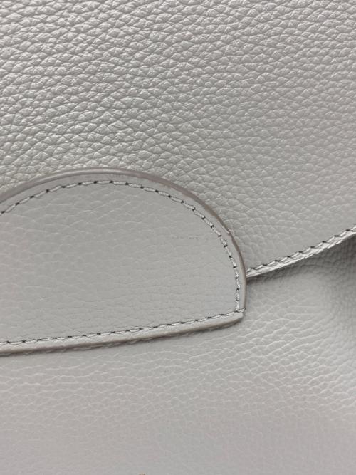 POLENE（ポレーヌ）POLENE (ポレーヌ) 2WAYレザーショルダーバッグ アイボリーの古着・服飾アイテム