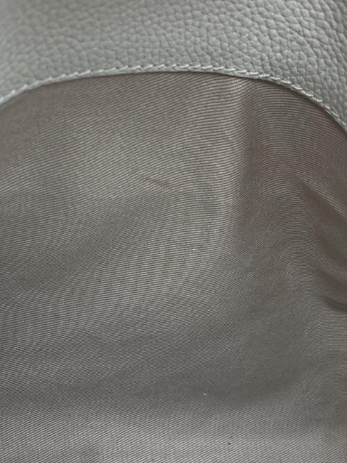 POLENE（ポレーヌ）POLENE (ポレーヌ) 2WAYレザーショルダーバッグ アイボリーの古着・服飾アイテム