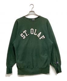 Champion（チャンピオン）の古着「リバースウィーブスウェット　USA製 90s 」｜グリーン