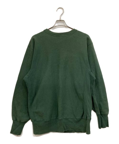 Champion（チャンピオン）Champion (チャンピオン) リバースウィーブスウェット　USA製 90s  グリーン サイズ:XLの古着・服飾アイテム