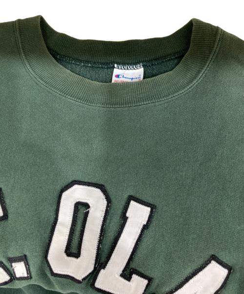 Champion（チャンピオン）Champion (チャンピオン) リバースウィーブスウェット　USA製 90s  グリーン サイズ:XLの古着・服飾アイテム