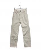 AURALEEオーラリー）の古着「デニムパンツ」｜アイボリー